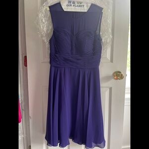 Purple Azazie Dress for Bridesmaid or Wedding Guest